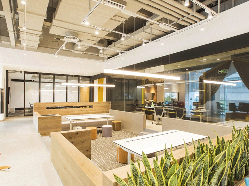 唐碩創智天地辦公環境軟裝設計